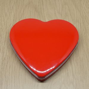 Boîte coeur rouge XL – vide