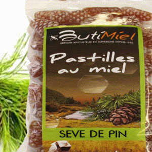 Bonbon Miels de fleurs et sève de Pin