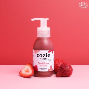 Dentifrice enfant à la fraise COZIE Kids – Certifié Cosmos Organic (consigné)