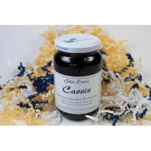 Confiture gelée de cassis- bio