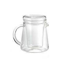 Théière verre et son filtre – verre borosilicate
